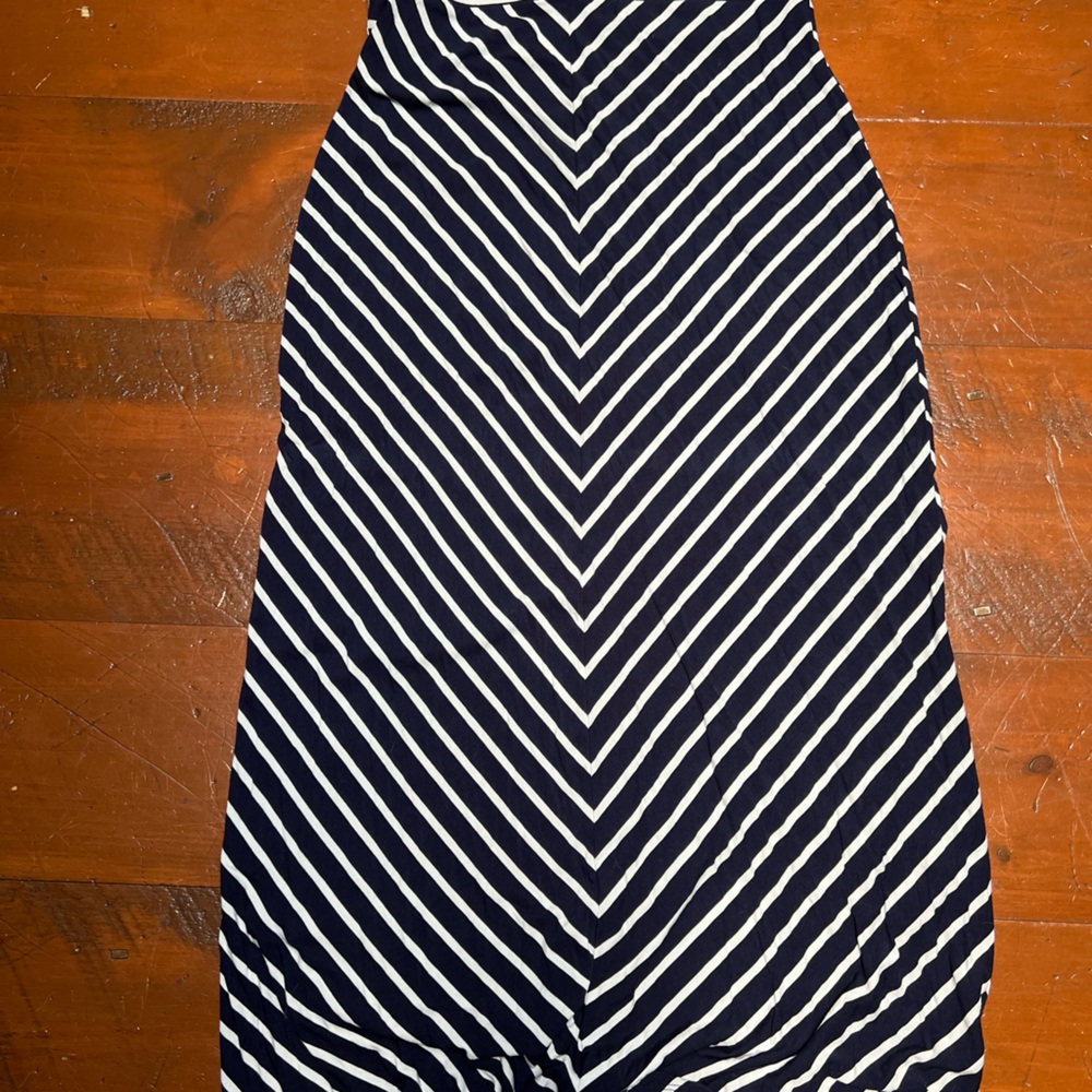 White and blue skirt